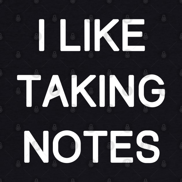 i like taking notes by mdr design